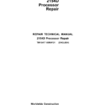 John Deere 2154D Processor Service Repair Manual (TM10417)
