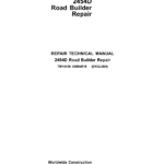 John Deere 2454D Road Builder Service Repair Manual (TM10418)