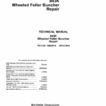 John Deere 843K Wheeled Feller Buncher Service Repair Manual