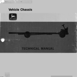 John Deere 10, 12, 14, 16, 18 Top Run and On/Voy Commercial RV Chassis Gas & Diesel Technical Repair Manual (TM1362)