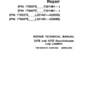 John Deere 337E, 437E Knuckleboom Log Loaders Service Repair Manual (SN L291461- L429855 & SN after F291461 - )