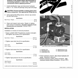 John Deere 337E, 437E Knuckleboom Log Loaders Service Repair Manual (SN L291461- L429855 & SN after F291461 - ) - Image 4