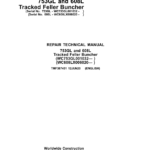 John Deere 608L, 753G Feller Buncher & Harvester Service Repair Manual (SN WC608LX006020 - & WC753GL001032 -)