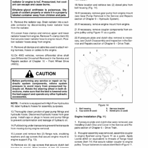 Toro Workman HD, HDX, HDX-D (HD S.N below 314000000, HDX, HDX-D with Briggs Daihatsu & Kohler Engines) Service Repair Manual - Image 3