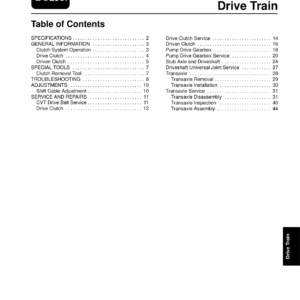 Toro Multi Pro 1200, 1250 (S.N 310000001 & up) Service Repair Manual - Image 3