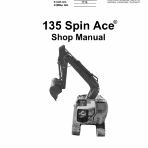 Linkbelt 135 Spin Ace Excavator Service Repair Manual