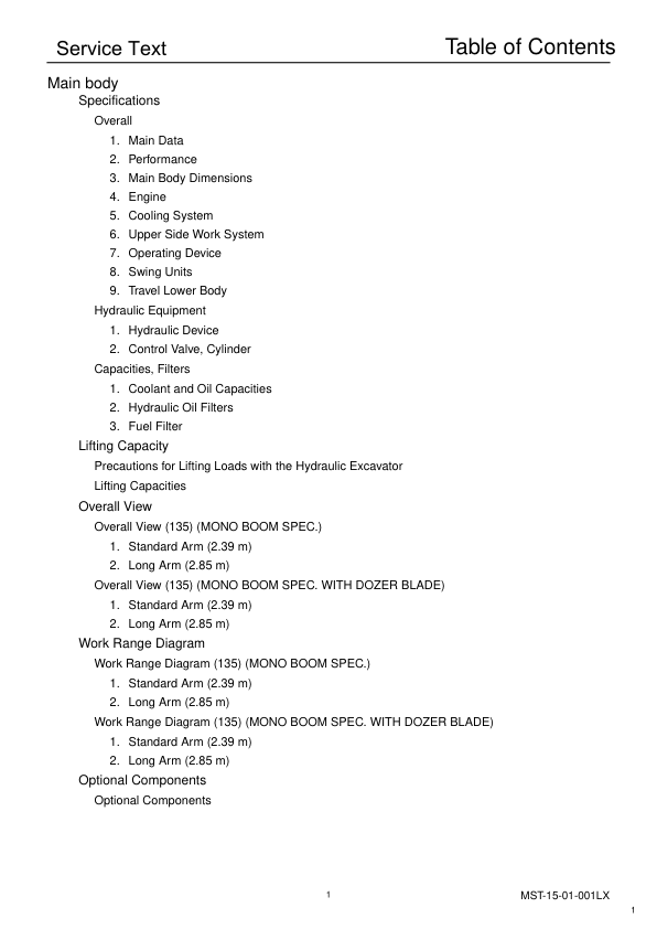 Linkbelt 135 Tier 3 Spin Ace Excavator Service Repair Manual