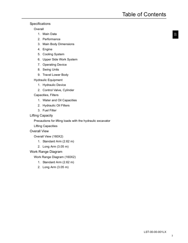 Linkbelt 160X2 Excavator Service Repair Manual