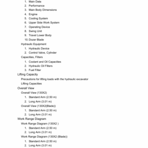 Linkbelt 130X2 Excavator Service Repair Manual