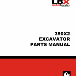 Linkbelt 350X2 Excavator Service Repair Manual - Image 5