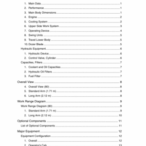Linkbelt 80 Tier 3 Spin Ace Excavator Service Repair Manual