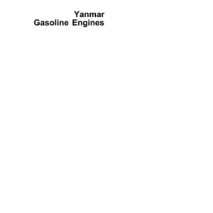 John Deere 3TG66, 3TG72 Yanmar Gasoline Engine Component Technical Manual (CTM12)