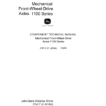 John Deere 1100 Series Mechanical Front Wheel Drive Axles Component Technical Manual (CTM17)