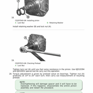John Deere Front Axles (AS, APL Series, Dana, Carraro and John Deere) Component Technical Manual (CTM8193) - Image 3