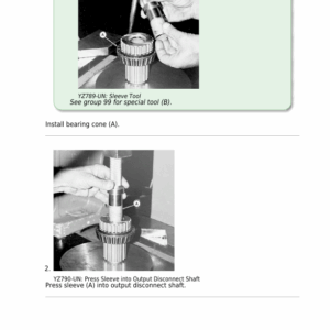 John Deere DF Series 150, 250 Transmissions (Digital) Component Technical Manual (CTM84) - Image 3