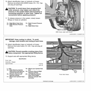 John Deere 620G, 622G Motor Graders Service Repair Manual (SN after C000001 - C685730 & D000001 - D685730) - Image 5