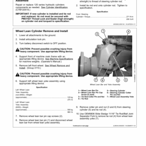 John Deere 620G, 620GP, 622G, 622GP Motor Graders Service Repair Manual (SN after C685731 - & D685731 - ) - Image 5