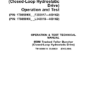 John Deere 859M Feller Buncher (Closed-Loop) Repair Manual (S.N F293917 – F409162 & L343913 - L409162)