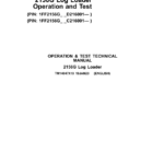 John Deere 2156GLC Log Loader Service Repair Manual (SN after C216001 - & D216001 - )