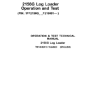 John Deere 2156GLC Log Loader Service Repair Manual (SN after F216001 - ) - Image 2