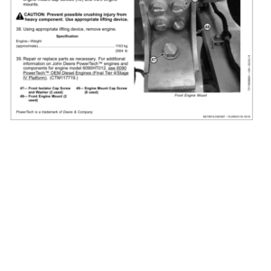 John Deere 3156G Log Loader Service Repair Manual (SN after F316001 - ) - Image 4