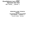 John Deere 437D Knuckleboom Log Loader Service Repair Manual (SN after 1T0437D_ _ _C254107 -) - Image 2