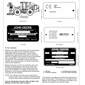 John Deere 843L-II Wheeled Feller Buncher Service Repair Manual (SN after F690815 - ) - Image 3