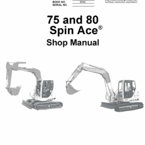 Linkbelt 75 Spin Ace Excavator Service Repair Manual