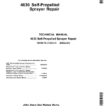 John Deere 4630 Self-Propelled Sprayer Service Repair Manual (TM106219)