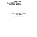 Hagie 204SP Detasseler Service Repair Manual (SN 000000 - 230000) - Image 2