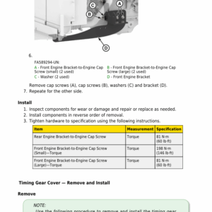 Hagie 204SP Detasseler Service Repair Manual (SN after 230001 -) - Image 3