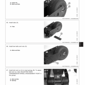 John Deere Bauer DB40, DB44, DB50, DB58, DB60, DB62, DB66, DB74, DB80, DB88, DB90 Planters Repair Manual (SN between 000000 - 745100) - Image 3