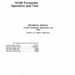 John Deere 1010B Forwarder Service Repair Manual (TMF062547 & TMF062549) - Image 2