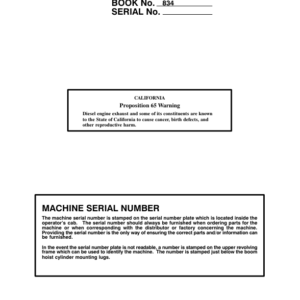 Linkbelt 6000Q SL, 6000Q RT SL Quantum Excavator Operators Manual
