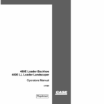 Case 480E, 480E LL Loader Backhoe Service Repair Manual - Image 2