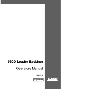 Case 580D Loader Backhoe Service Repair Manual - Image 5