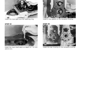 Case 480E, 480E LL Loader Backhoe Service Repair Manual - Image 4