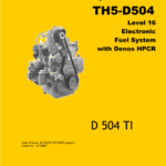 Liebherr D504 TI (TH5 - Level 16 Electronic Fuel System with Denso HPCR) Diesel Engine Service Repair Manual