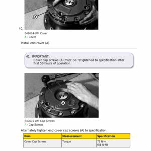 John Deere 4990 Self-Propelled Windrower Service Repair Manual (TM1819 & TM1820) - Image 4