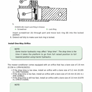 John Deere 916, 926, 936 Rotary Mower Conditioners Service Repair Manual (TM1823) - Image 3