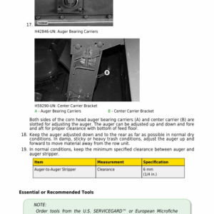 John Deere 900P Belt Pick-Ups, 90 Series Corn Heads, 900F Flex Platforms, 900R Rigid Platforms, 50A Row-Crop Heads Repair Manual - Image 3