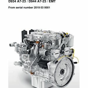 Liebherr D934 A7–23, D944 A7–23 EMT Diesel Engine Operators Manual