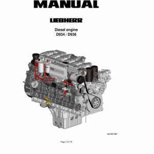 Liebherr D934 S, D934 L, D936 L Diesel Engine Service Repair Manual