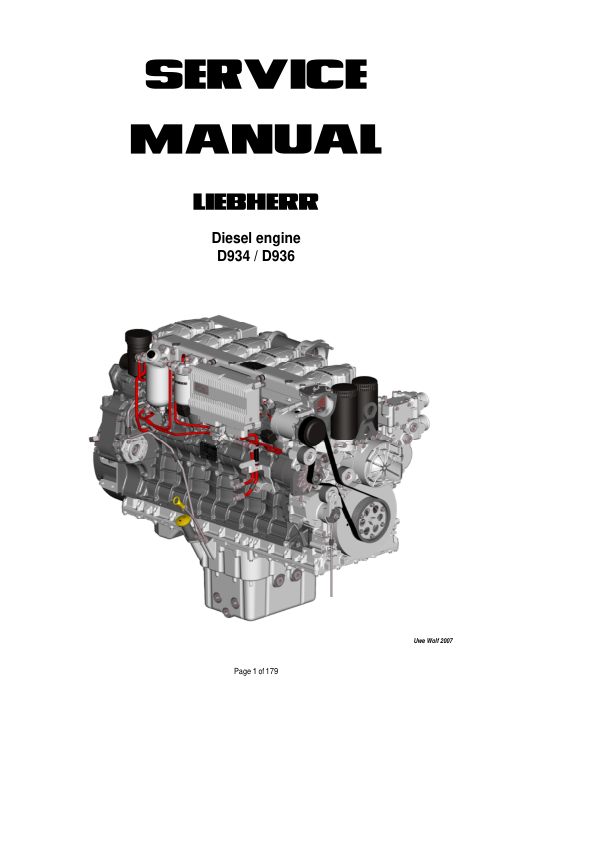 Liebherr D934 S, D934 L, D936 L Diesel Engine Service Repair Manual Liebherr D934 S, D934 L, D936 L Diesel Engine Service Repair Manual