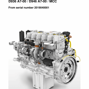 Liebherr D936 A7-00, D946 A7-00 MCC Diesel Engine Operators Manual