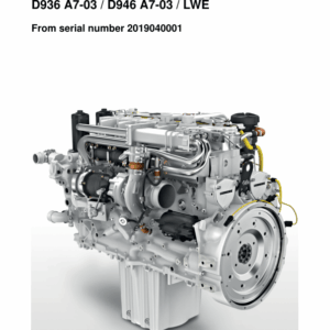 Liebherr D936 A7-03, D946 A7-03 LWE Diesel Engine Operators Manual