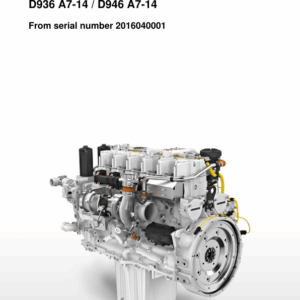 Liebherr D936 A7-14, D946 A7-14 Diesel Engine Operators Manual