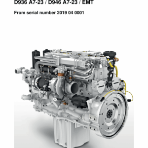 Liebherr D934 A7–23, D944 A7–23 EMT Diesel Engine Operators Manual