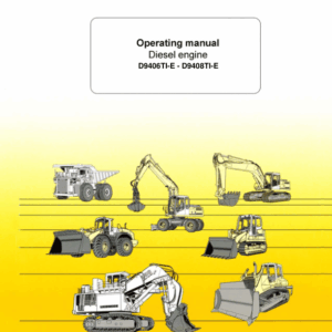 Liebherr D9406TI-E, D9408TI-E Diesel Engine Operators Manual