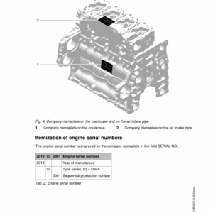 Liebherr D944 A7-00 LWE (Electronic Common Rail) Diesel Engine Operators Manual - Image 3